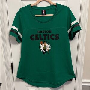 NBA Licensed Women’s Boston Celtics Shirt Sleeve Basketball Jersey Sz XL